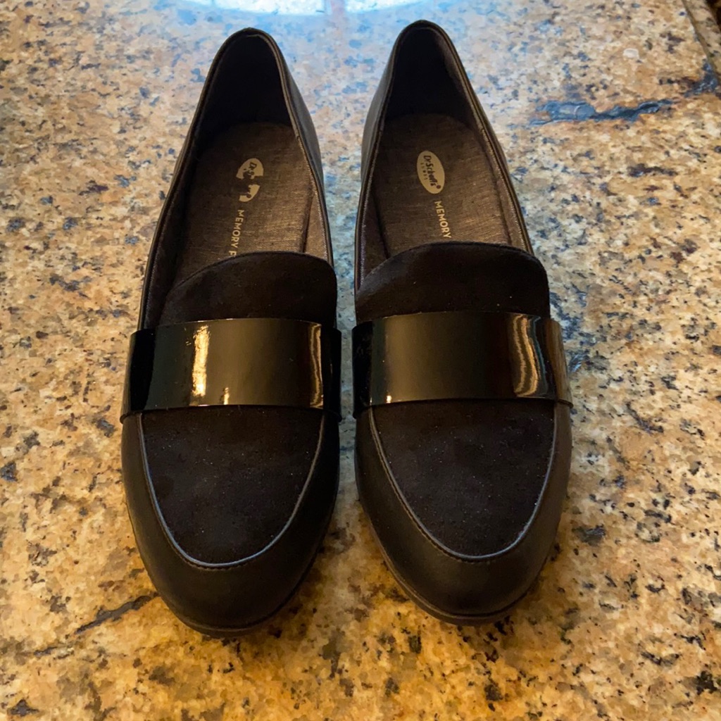 Brand New Black Loafers Dr Sholls